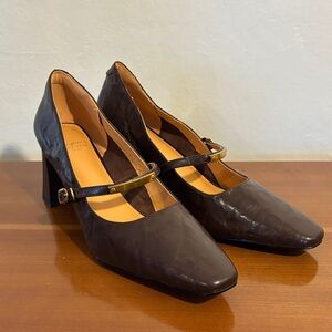 MAELA GENUINE LEATHER HEELS